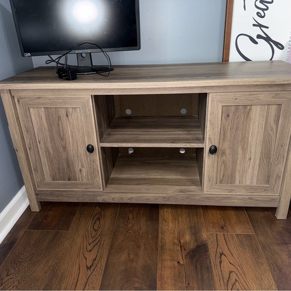 Rustic Brown Wooden TV Stand
